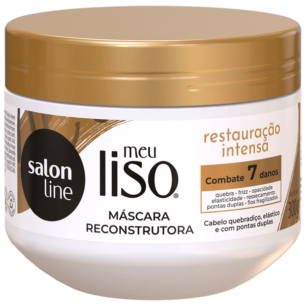 Creme Tratamento Salon Line 300g Meu Liso Restauração Intensa